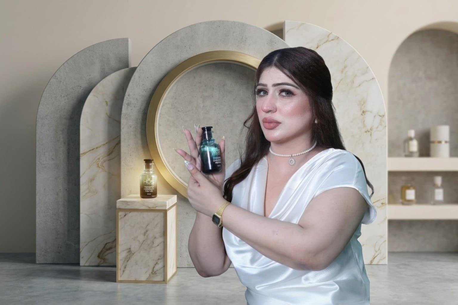 House of Sharmeen fragrance campaign
